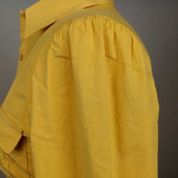 Bebe Yellow Women's Blouse Small Size - Picture 13 of 17